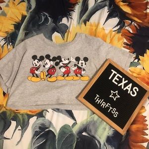 ✰Mickey Mouse Disney Crop Top